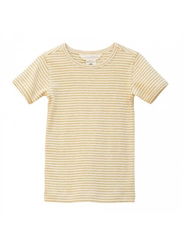 Serendipity - Stripe Tee Short - Kamille/Off White