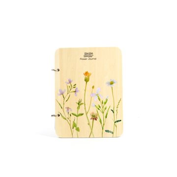 Mamamemo - blomster journal bog med blyant 