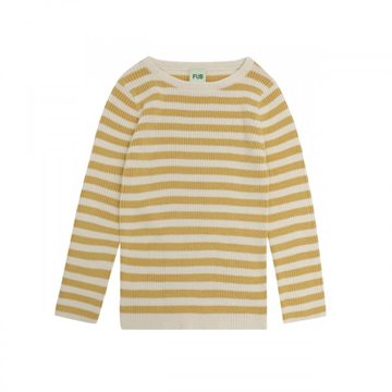 Fub - Rib Blouse  - ecru/butter