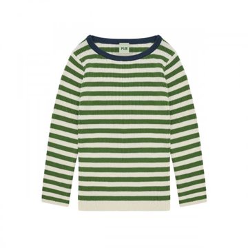Fub - Rib Blouse - ecru/pine