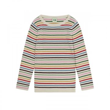 Fub - Rib Blouse - multi stripe