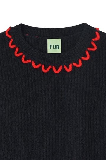 Fub - Lambswool Vest - dark navy