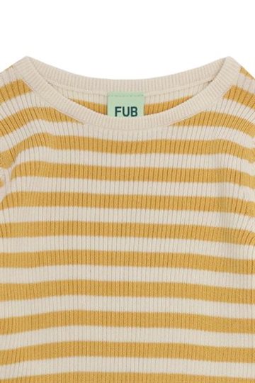 Fub - Rib Blouse  - ecru/butter