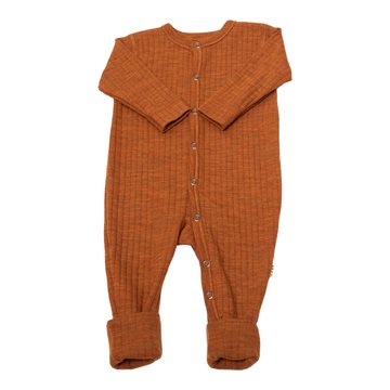 Joha - Nightsuit 2in1 foot Basic (uld) - Orange