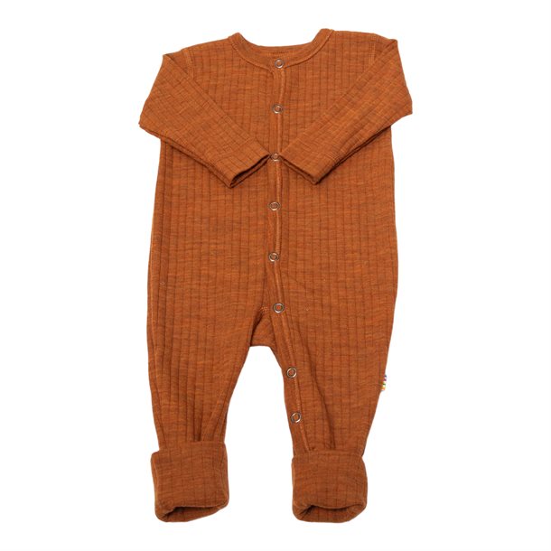 Joha - Nightsuit 2in1 foot Basic (uld) - Orange