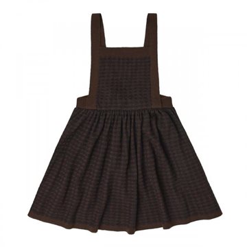 Fub - Checked Spencer - mocca/dark navy