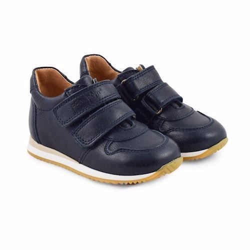 Pompom Sneakers, Navy 