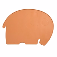 Sebra Silikone dækkeserviet , elefanten Fanto//toastet orange