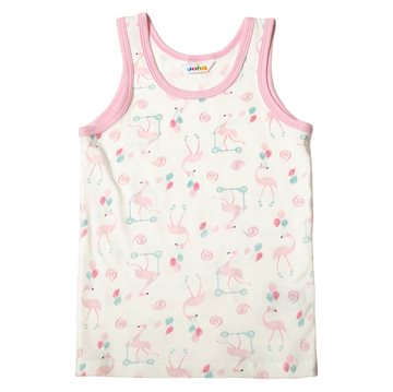 Joha - økologisk bambus  undertrøje //Flamingo print