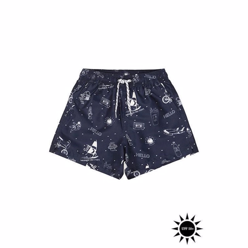 Soft Gallery Dandy Swim Pants - Dress Blues, AOP Starsurfer Swim