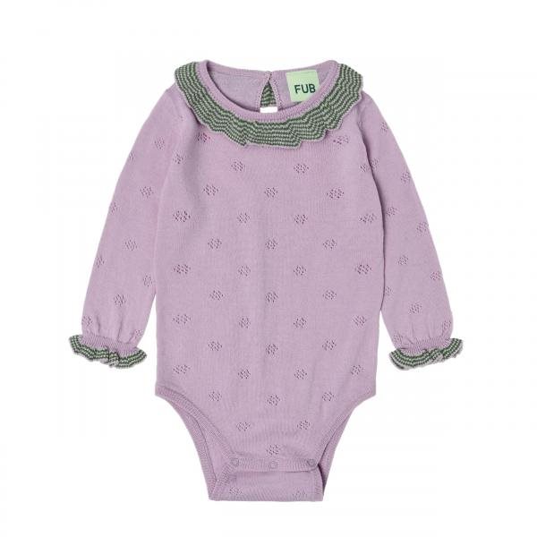 Fub - Baby Ruffle Body - iris