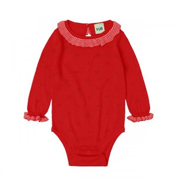 Fub - Baby Ruffle Body - signal red