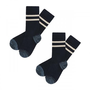 Fub - 2-Pack Tennis Socks - dark navy