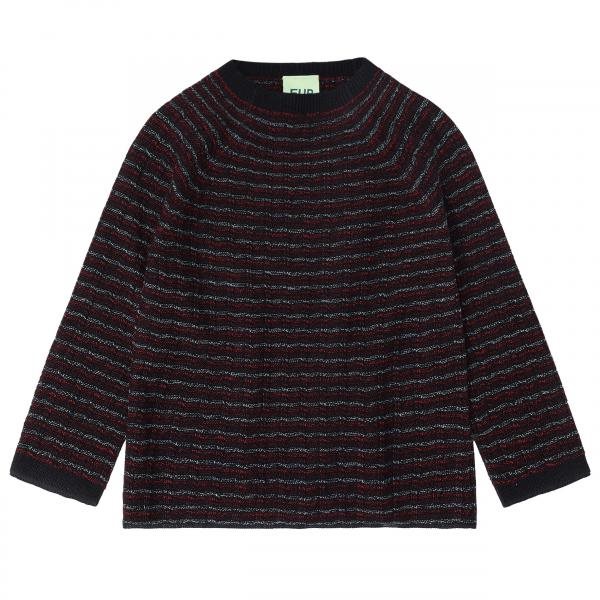 Fub - Highneck Crew - dark navy melange