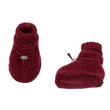 Joha - Sleeping Booties (uld) - Bordeaux