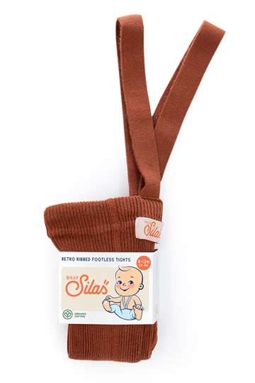 Silly Silas strømpebuks - footless tights - Cinnamon