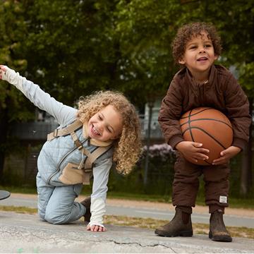 Mini A Ture - MATELIS thermo vest. GRS - Chestnut brown