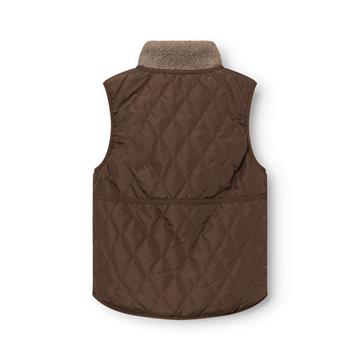 Mini A Ture - MATELIS thermo vest. GRS - Chestnut brown