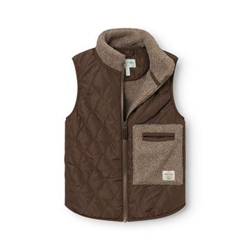 Mini A Ture - MATELIS thermo vest. GRS - Chestnut brown