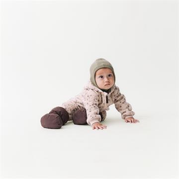 Mini A Ture - MATADEL teddyfleece jumpsuit. GRS - Wild specks