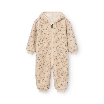 Mini A Ture - MATADEL teddyfleece jumpsuit. GRS - Wild specks