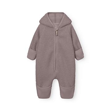 Mini A Ture - MATADEL teddyfleece jumpsuit. GRS - Zinc purple