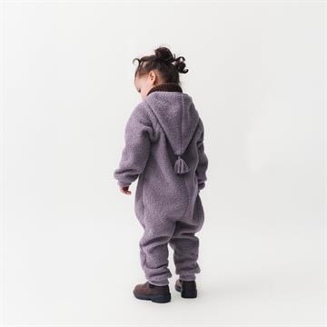 Mini A Ture - MATADEL teddyfleece jumpsuit. GRS - Zinc purple