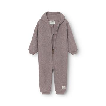 Mini A Ture - MATADEL teddyfleece jumpsuit. GRS - Zinc purple
