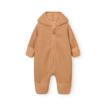 Mini A Ture - MATADEL teddyfleece jumpsuit. GRS - Sweet curry