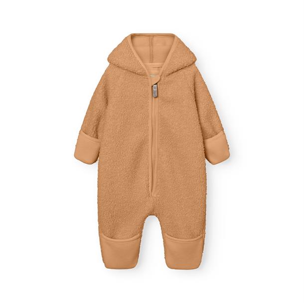 Mini A Ture - MATADEL teddyfleece jumpsuit. GRS - Sweet curry