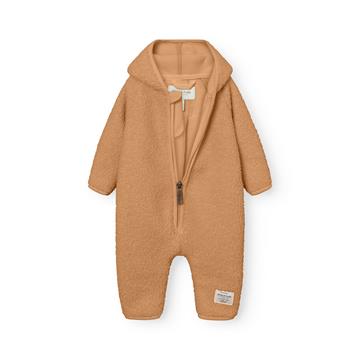 Mini A Ture - MATADEL teddyfleece jumpsuit. GRS - Sweet curry