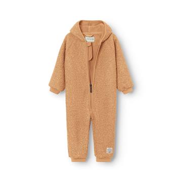 Mini A Ture - MATADEL teddyfleece jumpsuit. GRS - Sweet curry