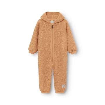Mini A Ture - MATADEL teddyfleece jumpsuit. GRS - Sweet curry