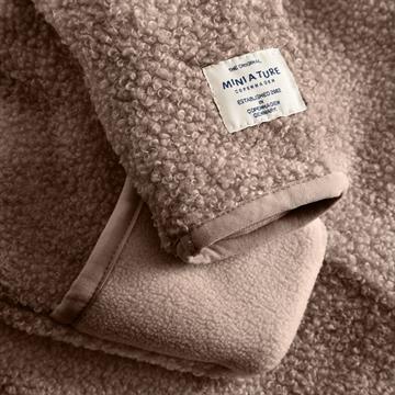 Mini A Ture - MATADEL teddyfleece jumpsuit. GRS - Grey brown
