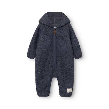 Mini A Ture - MATADEL teddyfleece jumpsuit. GRS - Ombre blue