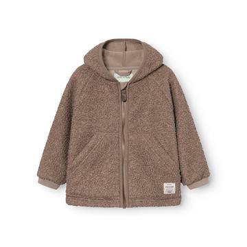 Mini A Ture - MATLIFF teddyfleece jacket. GRS - Grey brown