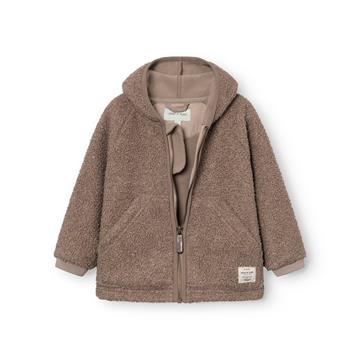 Mini A Ture - MATLIFF teddyfleece jacket. GRS - Grey brown