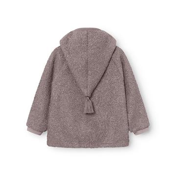 Mini A Ture - MATLIFF teddyfleece jacket. GRS - Zinc purple