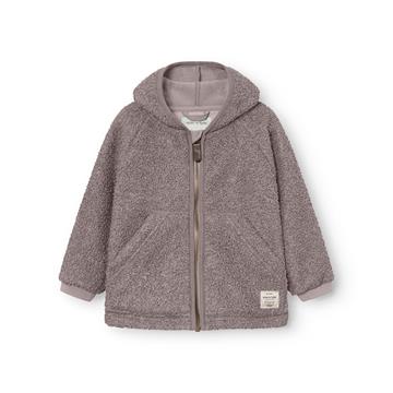 Mini A Ture - MATLIFF teddyfleece jacket. GRS - Zinc purple