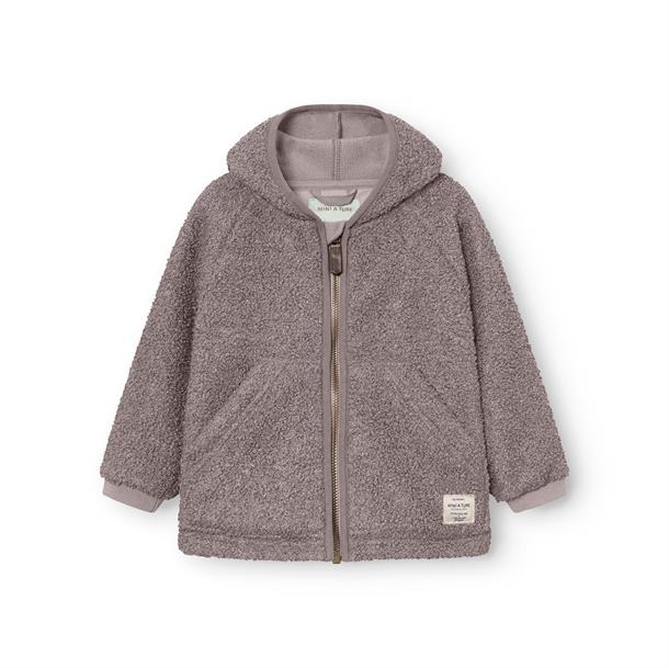 Mini A Ture - MATLIFF teddyfleece jacket. GRS - Zinc purple