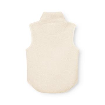 Mini A Ture - MATBATTAL teddyfleece vest. GRS - Angora cream