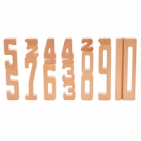 By Astrup - Wooden Numbers // 15 stk