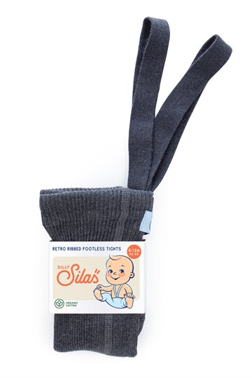 Silly Silas strømpebuks - footless tights - Dark Grey Blend