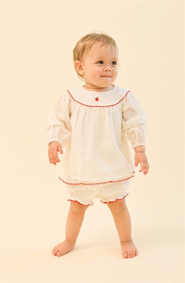  Flöss - Claire Blouse - Ivory White