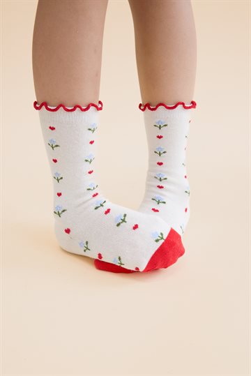  Flöss - Vigga Socks 2-pack - Violet Heart 2-pack