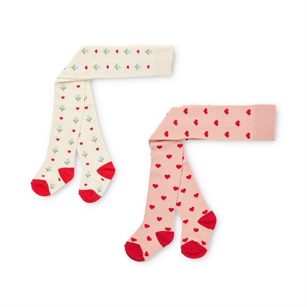  Flöss - Vera Tights 2-pack - Violet Heart