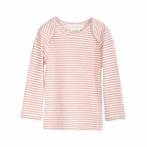 Serendipity - Baby T-shirt LS // Clay/Offwhite