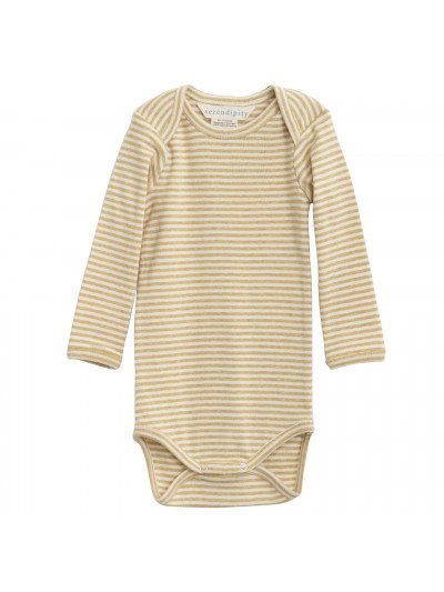 Serendipity - Serendipity - Baby Body Stripe - Kamille/Off White- Kamille/Off White