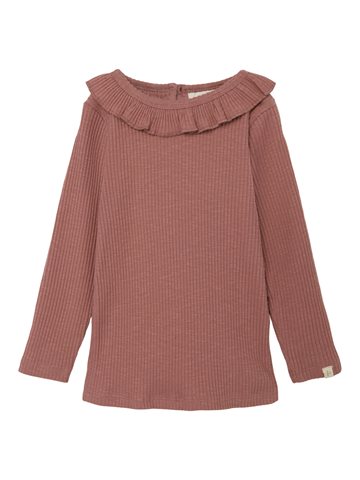 Lil' Atelier - Nmfraja LS Slim Top Wi Lil - Burlwood