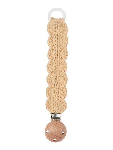 Lil' Atelier - Nbnrimo Crochet Pacifier String Lil - Warm Sand